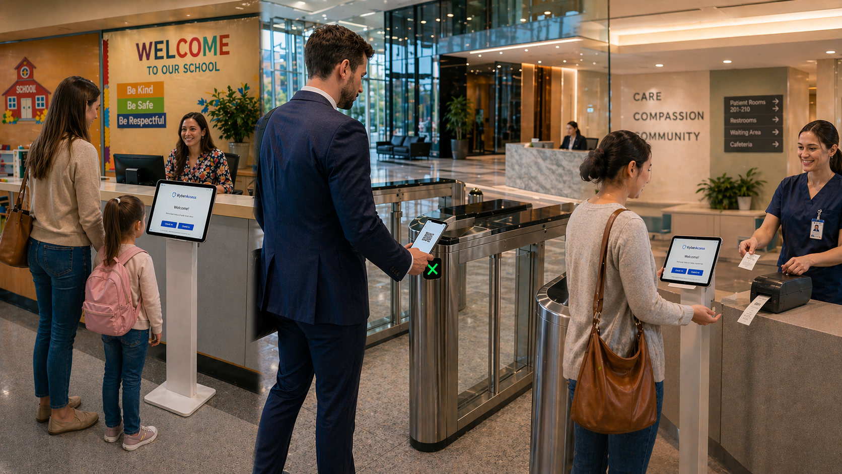 KyberAccess visitor management platform
